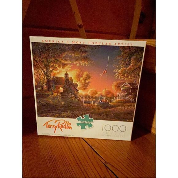 Good Evening America! 1000 Piece Puzzle - Terry Redlin - Picture 1 of 2